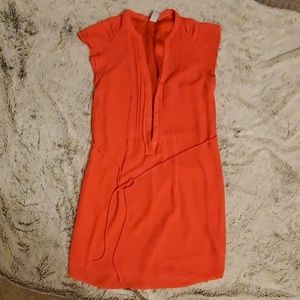 Coral dress